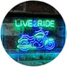 Motorcycle Live to Ride LED Light Sign - Way Up Gifts