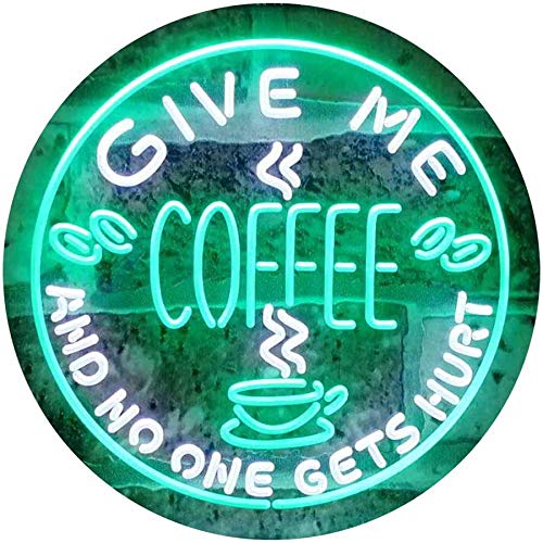 Give Me Coffee LED Light Sign - LED Gift Works