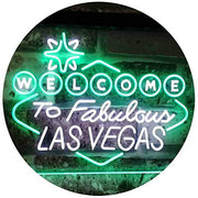 Welcome to Fabulous Las Vegas LED Light Sign - LED Gift Works