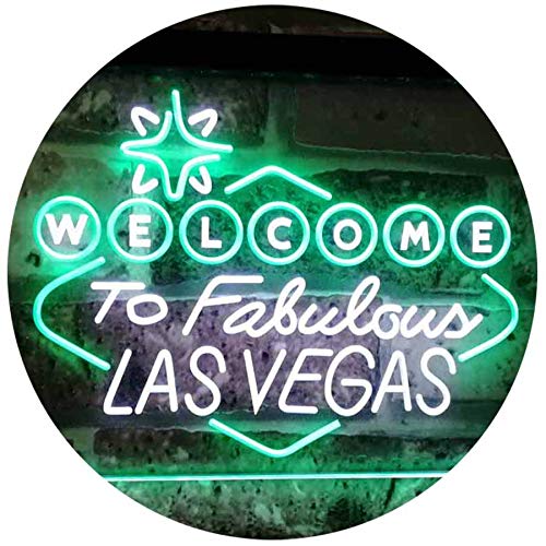 Welcome to Fabulous Las Vegas LED Light Sign - LED Gift Works
