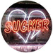 Love Broken Heart Sucker LED Light Sign - Way Up Gifts
