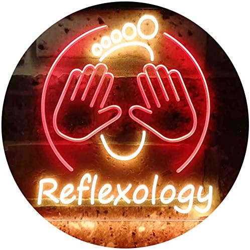 Foot Reflexology Massage LED Light Sign - LED Gift Works