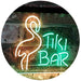 Flamingo Tiki Bar LED Light Sign - Way Up Gifts