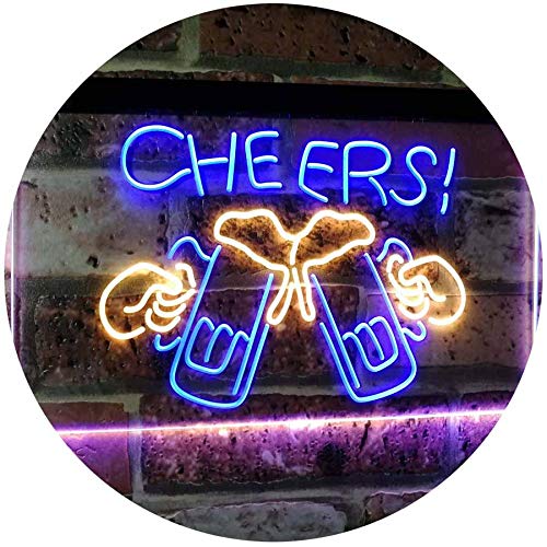 Beer Mugs Cheers LED Light Sign - Way Up Gifts
