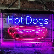 Hot Dogs LED Light Sign - LED Gift Works