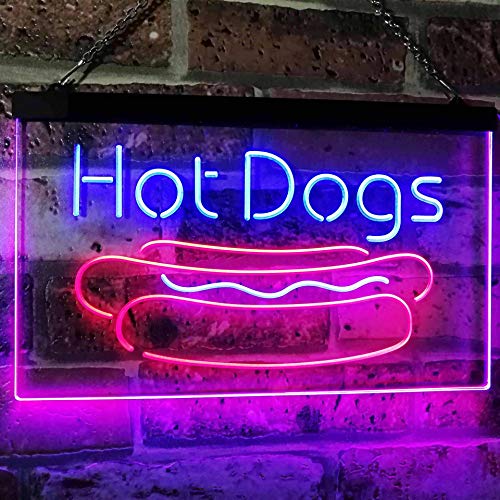 Hot Dogs LED Light Sign - LED Gift Works