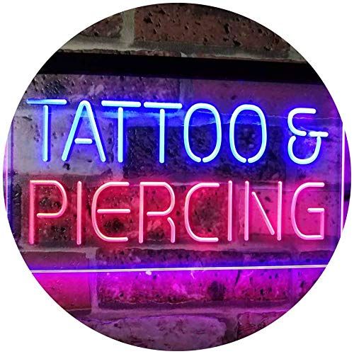 Tattoo Piercing LED Light Sign - Way Up Gifts