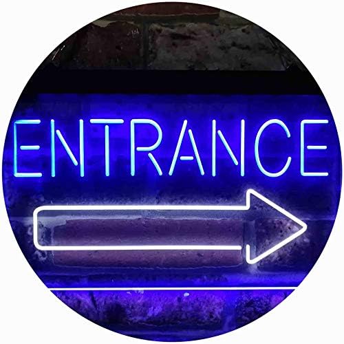 Entrance Right Arrow LED Light Sign - LED Gift Works
