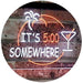 Cocktails It's Five O'Clock Somewhere LED Light Sign - Way Up Gifts