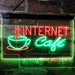 Coffee Wi-Fi Internet Cafe LED Light Sign - Way Up Gifts