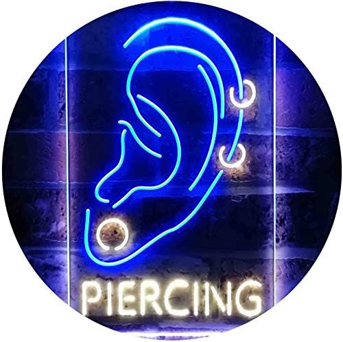 Ear Piercing Display LED Light Sign - LED Gift Works