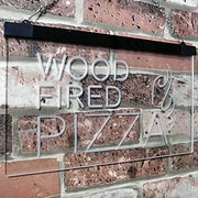 Wood Fired Pizza LED Light Sign - LED Gift Works