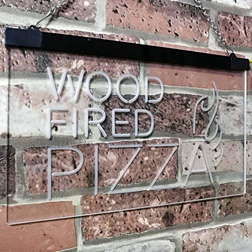 Wood Fired Pizza LED Light Sign - LED Gift Works