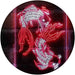 Koi Fish Tattoo Line Art LED Light Sign - Way Up Gifts