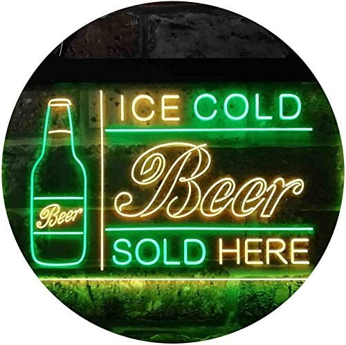 Ice Cold Beer Sold Here LED Light Sign - Way Up Gifts