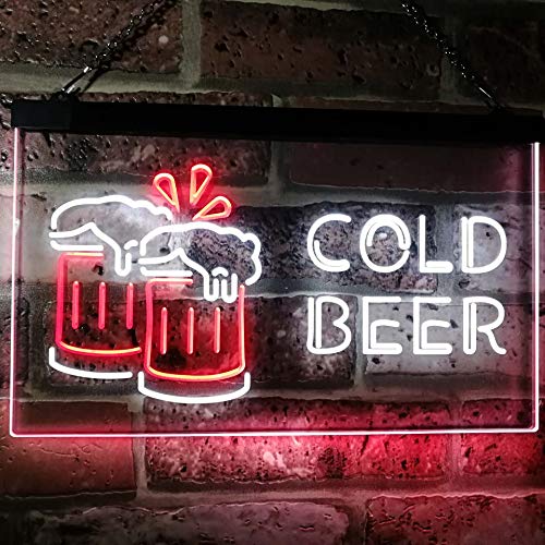 Cold Beer LED Light Sign - LED Gift Works