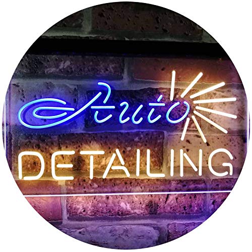 Car Body Shop Auto Detailing LED Light Sign - Way Up Gifts