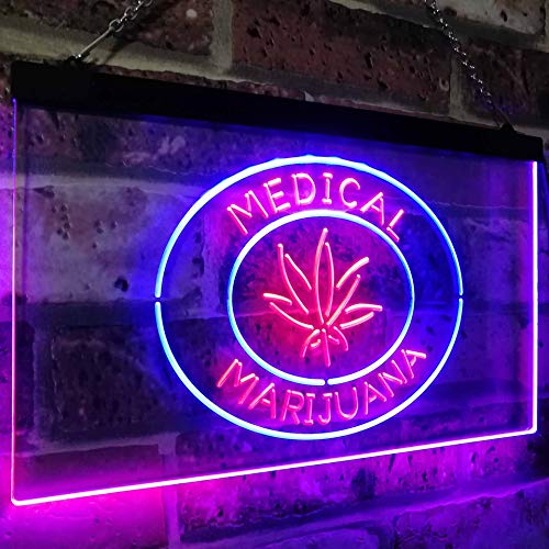 Medical Marijuana LED Light Sign - Way Up Gifts