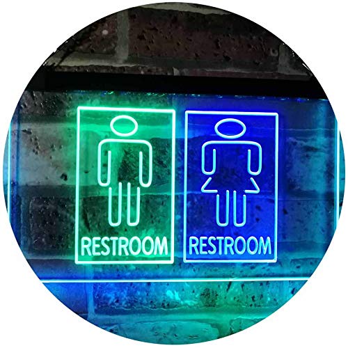 Male Female Restroom LED Light Sign - Way Up Gifts