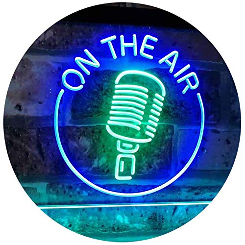 Microphone On The Air LED Light Sign - Way Up Gifts