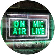 On Air Mic Live LED Light Sign - LED Gift Works