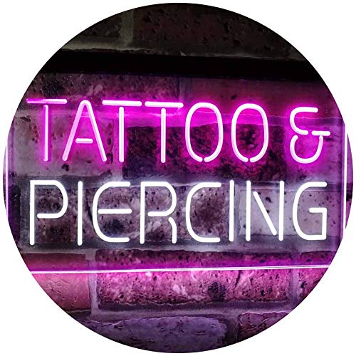 Tattoo Piercing LED Light Sign - Way Up Gifts