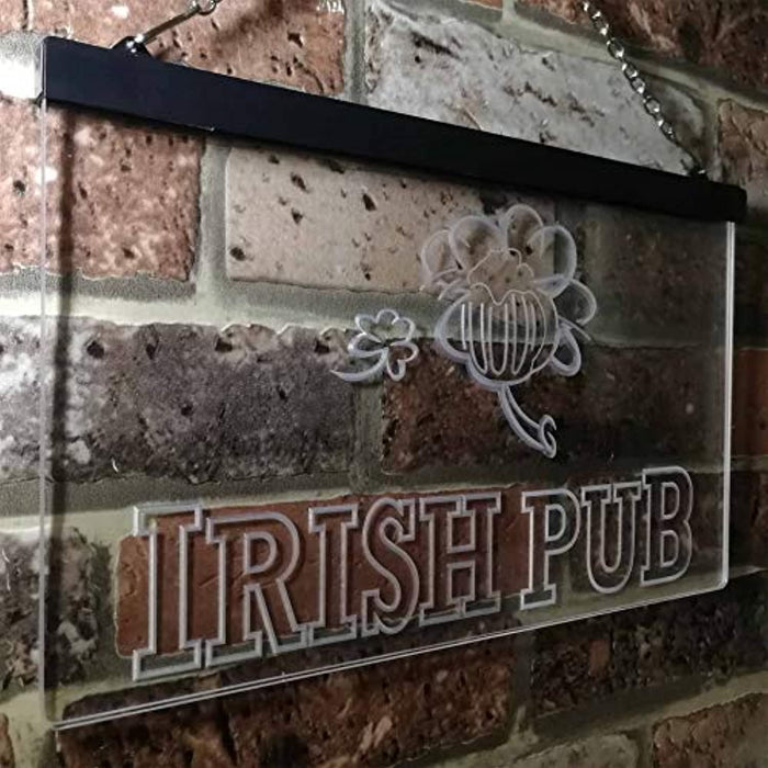 Irish Pub LED Light Sign - Way Up Gifts