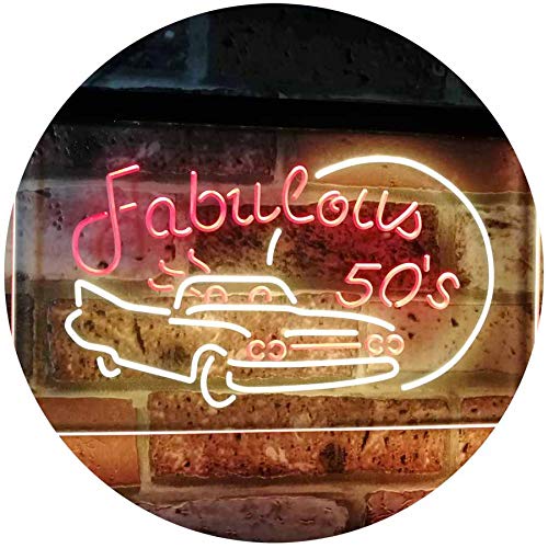 Fabulous 50s LED Light Sign - LED Gift Works