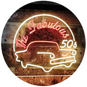 The Fabulous 50s LED Light Sign - LED Gift Works