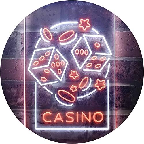 Casino Dice Game Man Cave LED Light Sign - Way Up Gifts