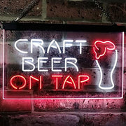 Craft Beer On Tap LED Light Sign - LED Gift Works