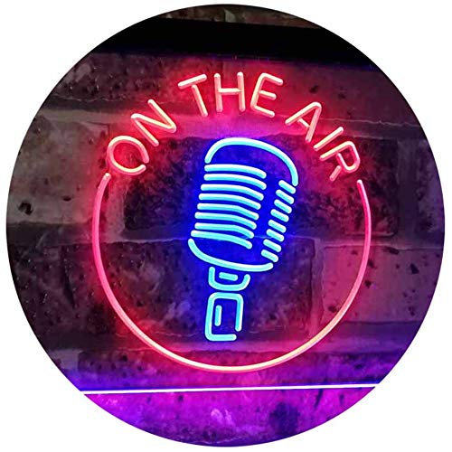 Microphone On The Air LED Light Sign - Way Up Gifts