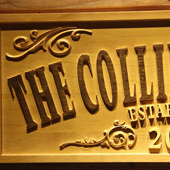 Personalized Ranch Farm Custom Wood Sign 3D Engraved Wall Plaque - Way Up Gifts