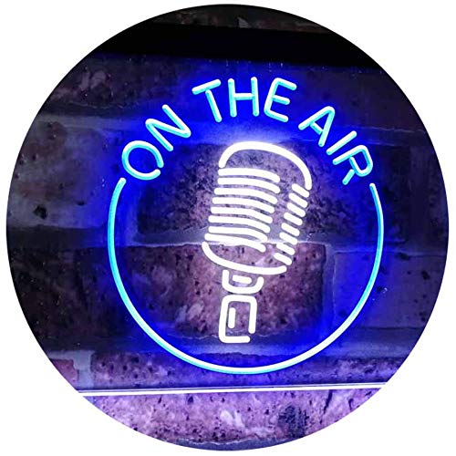 Microphone On The Air LED Light Sign - Way Up Gifts