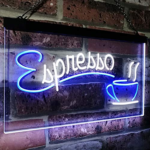 Coffee Espresso LED Light Sign - LED Gift Works
