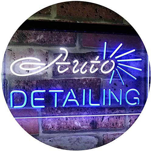 Car Body Shop Auto Detailing LED Light Sign - Way Up Gifts
