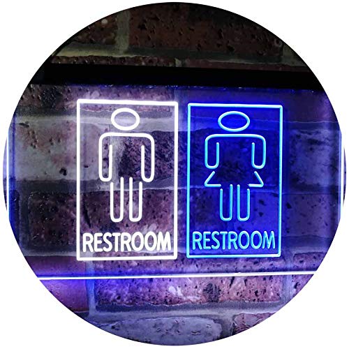 Male Female Restroom LED Light Sign - Way Up Gifts
