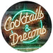 Cocktails & Dreams LED Light Sign - Way Up Gifts