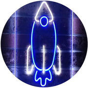 Space Shuttle Rocket Kids Wall Decor LED Light Sign - LED Gift Works