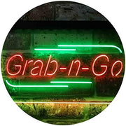 Grab n Go Food Take Away LED Light Sign - LED Gift Works