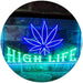 Marijuana Weed Leaf High Life LED Light Sign - Way Up Gifts