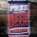 Free Beer Tomorrow LED Light Sign - Way Up Gifts