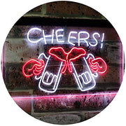 Beer Mugs Cheers LED Light Sign - LED Gift Works
