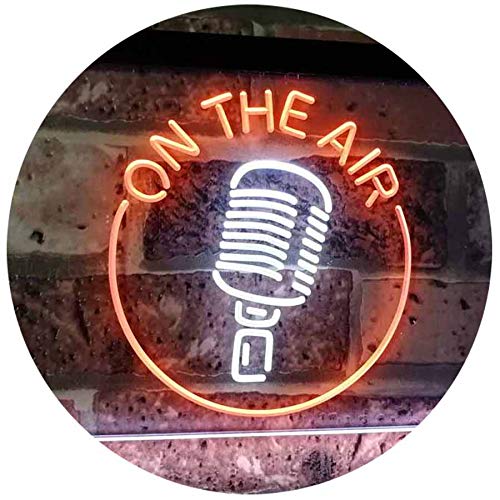 Microphone On The Air LED Light Sign - Way Up Gifts