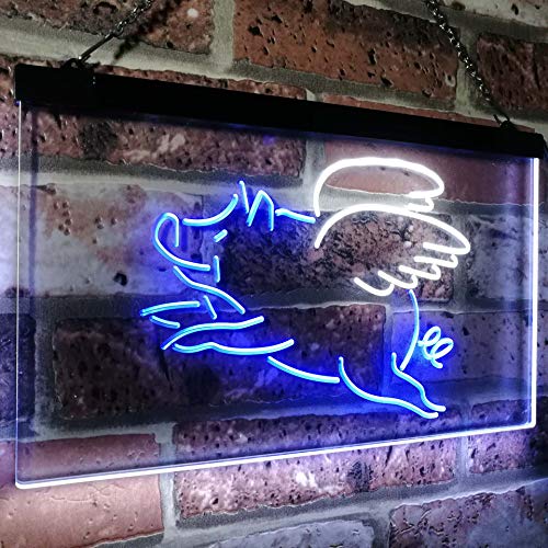 Flying Pig LED Light Sign - Way Up Gifts
