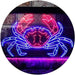 Crab Seafood Ocean Display LED Light Sign - Way Up Gifts