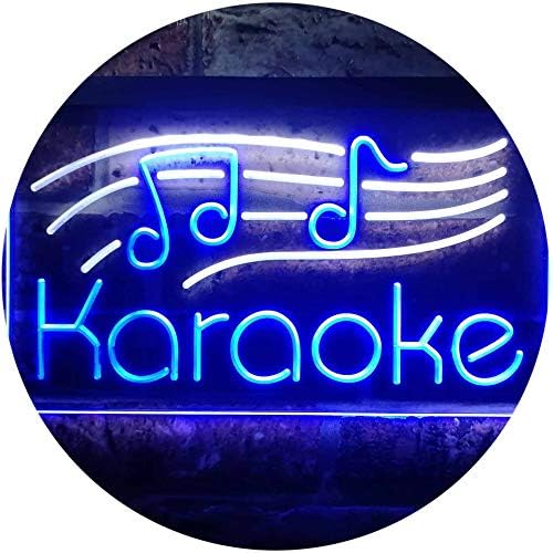 Karaoke Music Notes LED Light Sign - LED Gift Works