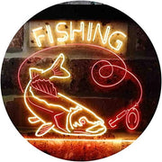 Fishing Camp Cabin LED Light Sign - LED Gift Works