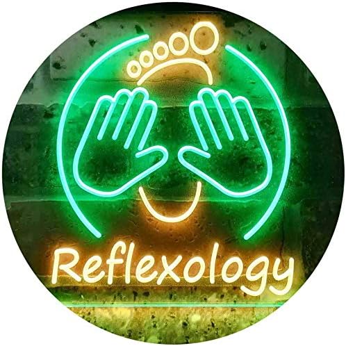 Foot Reflexology Massage LED Light Sign - LED Gift Works