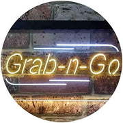 Grab n Go Food Take Away LED Light Sign - LED Gift Works